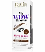 Delia Cosmetics My Wow Brows Henna do brwi brąz 6 ml