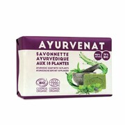 Ajurwedyjskie mydło w kostce z 18 aktywnymi roślinami, Ayurvenat, Le Secret Naturel, 100g