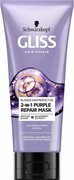 Schwarzkopf Gliss Hair Repair Purple Maska do włosów blond i rozjaśnionych 200ml
