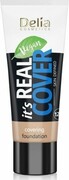 DELIA It`s Real Cover Podkład kryjący rewitalizująco-nawilżający 202 Beige 30 ml