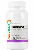 Ostropest 125 mg 80% Sylimaryny Myvita, Kapsułki
