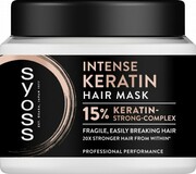 Syoss Intense Keratin maska do włosów łamliwych Keratin-Strong 400ml