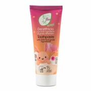 Pasta dla dzieci od pierwszego ząbka, ALOES i RUMIANEK, 100% jadalnych składników, malinowa, Pierpaoli Biocontè Baby, 75ml