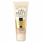 EVELINE Satin Matt Podkład matujący 4w1 nr 101 Ivory 30 ml