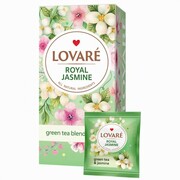 Herbata zielona z dodatkami Royal Jasmine - Lovare, 24 torebek x 1,5g