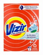 VIZIR Alpejska Świeżość Proszek do prania tkanin białych (5 prań) 275 g