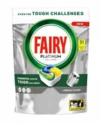 FAIRY Platinum All in One Kapsułki do zmywarki Lemon 1 op. - 51 szt.