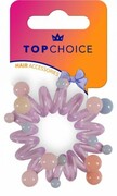 TOP CHOICE Gumka do włosów - fioletowa (20179)