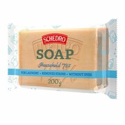 Naturalne Szare Mydło gospodarcze 72% w Folii, Schedro, 200g