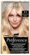 LOREAL Preference Farba do włosów 9.1 - Jasny Popielaty Blond 1 op.