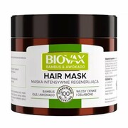 BIOVAX Bambus & Awokado Maska intensywnie regenerująca do włosów cienkich i osłabionych 250 ml
