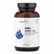 MSM 1400 mg, siarka organiczna, Aura Herbals, 120 kapsułek