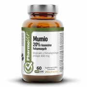 Mumio 20% Kwasów fulwowych Clean Label Suplement diety, Pharmovit, 60 kapsułek