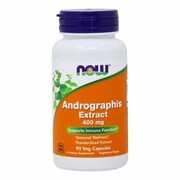 Andrographis Ekstrakt 400 mg, NOW Foods, 90 kapsułek