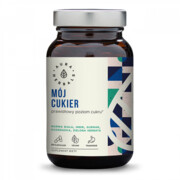Mój Cukier, Prawidłowy Poziom Cukru, Aura Herbals, 60 kapsułek