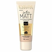 EVELINE Satin Matt Podkład matujący 4w1 nr 102 Vanilla 30 ml
