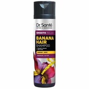 Wygładzający szampon do włosów z sokiem bananowym, Dr. Sante Banana Hair, 250ml