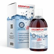 Argentum200 Srebro Koloidalne (25 ppm) Tonik, 500ml