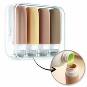ECARLA Zestaw silikonowych pojemniczków - buteleczek podróżnych 4w1 90 ml KS137WZ2