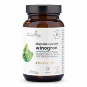 Ekstrakt z pestek winogron 550 mg, 95% OPC, Aura Herbals, 60 kapsułek