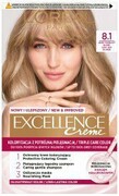 LOREAL Excellence Creme Farba do włosów 8.1 Jasny popielaty blond