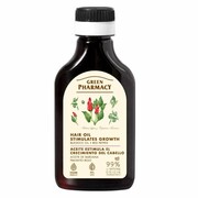 Olejek łopianowy z czerwoną papryką na wzrost włosów, Green Pharmacy