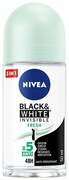 Nivea Antyperspirant Black&White Invisible Fresh roll-on damski 50ml