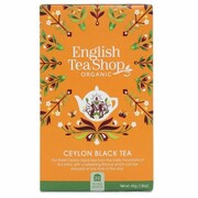 Ekologiczna herbata czarna, Ceylon Black tea, saszetki, 20 x 2,25g, English Tea Shop
