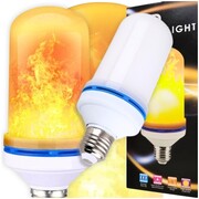Żarówka led E27 imitująca żywy płomień ogień ciepła nietłukąca 3W ogrodowa