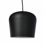 Nowoczesna lampa wisząca czarna klosz zwis flos