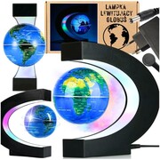 Globus interaktywny lampka lewitujący dzień chłopaka