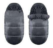 Śpiworek do wózka sanek gondola śpiwór 4w1 ciepły XL ciemny szary