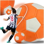 Piłka nożna do nogi z efektem skrętu neonowa wyprofilowana curve sportowa 5