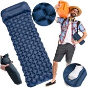 Materac mata turystyczna jednoosobowa z pompką