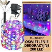 Anielskie włosie 200LED światełka multikolor