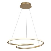 Lampa wisząca LED RING złota pętla żyrandol