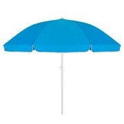 Parasol składany plażowy ogrodowy 240cm- niebieski