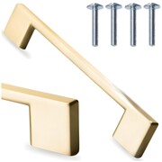 Uchwyt meblowy klasyczny złoty połysk Aurelia 161 mm rozstaw 128 mm