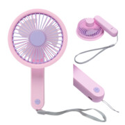 Przenośny mini wiatraczek wentylator - różowy