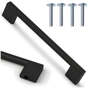 Uchwyt meblowy klasyczny czarny matowy Enzo 161 mm rozstaw 128 mm