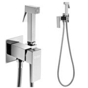 Bateria bidetowa podtynkowa - chromowana