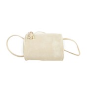 Damska torebka z naszywkami boho biała