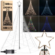 Choinka 500 LED zewnętrzna 300 cm