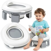 Nocnik turystyczny przenośny składany wkład silikonowy podróżna toaleta dla dziecka