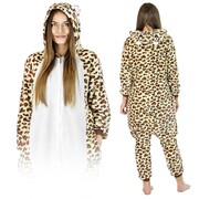 Lampart Kigurumi Onesie – kostium/piżama jednoczęściowa unisex Lampart