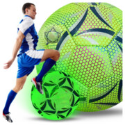 Świecąca piłka nożna odblaskowa rozmiar 5 – idealna do gry po zmroku