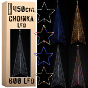 Choinka 600 LED zewnętrzna 450cm