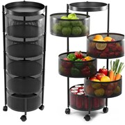 Regał mobilny na kółkach kuchenny łazienkowy Rotondo