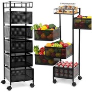 Regał kuchenny mobilny 6 poziomowy