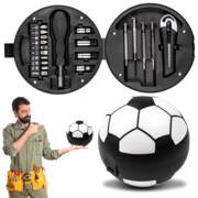 Zestaw narzędzi rowerowych walizka w kształcie piłki